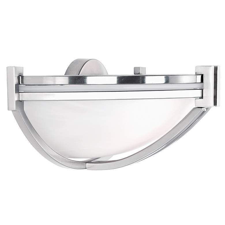 Image 5 Possini Euro Deco Nickel Collection 13 3/4" Wide Wall Sconce more views