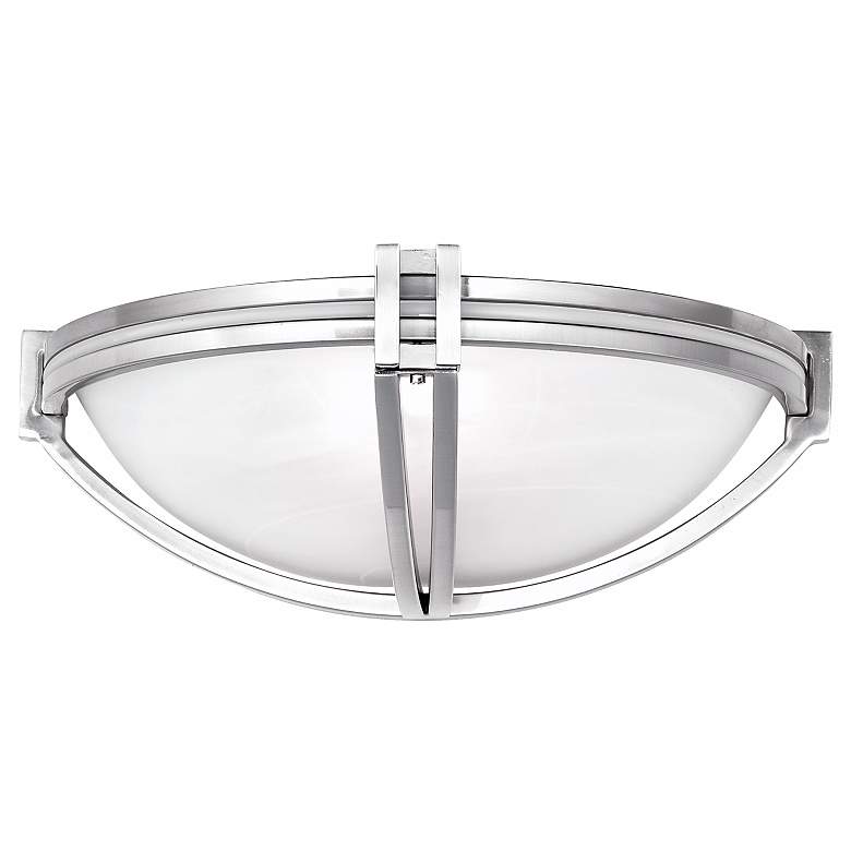 Image 7 Possini Euro Deco Nickel Collection 13 3/4" Wide Wall Sconce more views