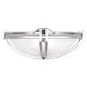 Possini Euro Deco Nickel Collection 13 3/4" Wide Wall Sconce