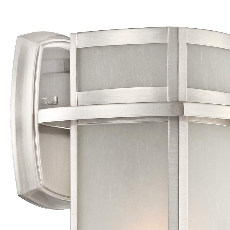 Image 2 Possini Euro Delevan 11 1/4" High Brushed Nickel Modern Wall Sconce more views