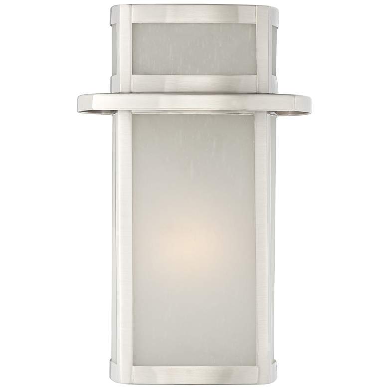 Image 3 Possini Euro Delevan 11 1/4" High Brushed Nickel Modern Wall Sconce more views