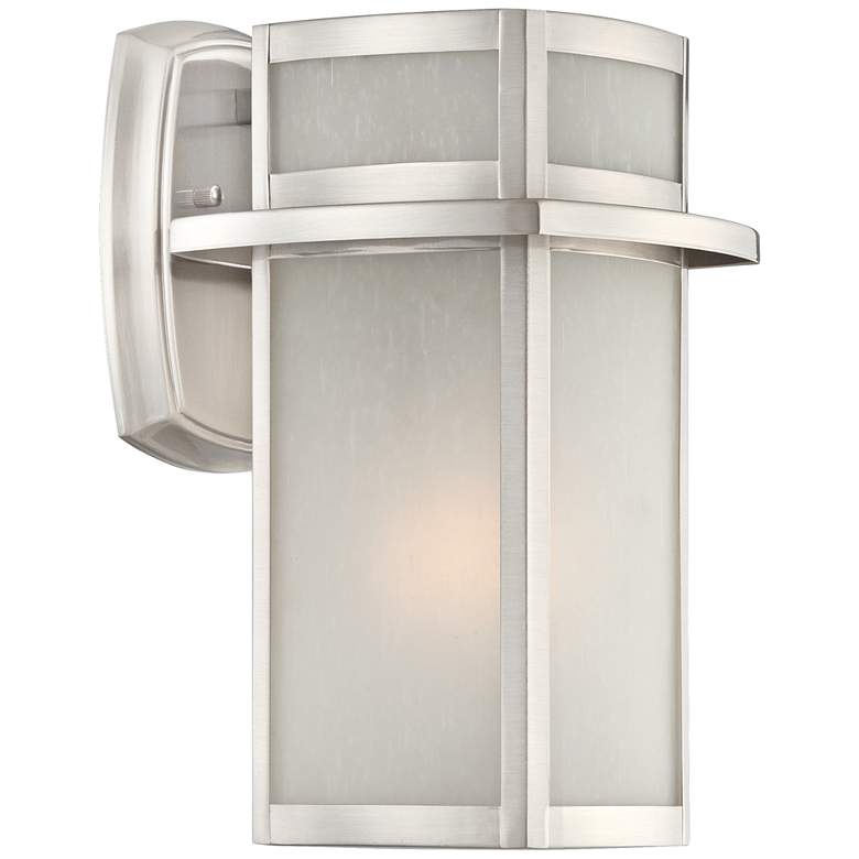 Image 4 Possini Euro Delevan 11 1/4" High Brushed Nickel Modern Wall Sconce more views