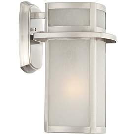 Image5 of Possini Euro Delevan 11 1/4" High Brushed Nickel Modern Wall Sconce more views
