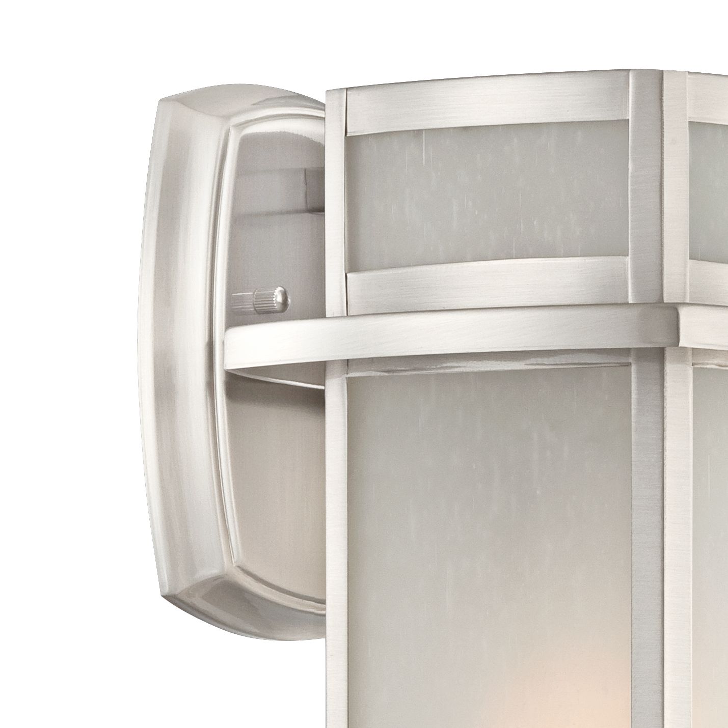 Image 3 Possini Euro Delevan 11 1/4" Nickel Outdoor Wall Lights Set of 2 more views