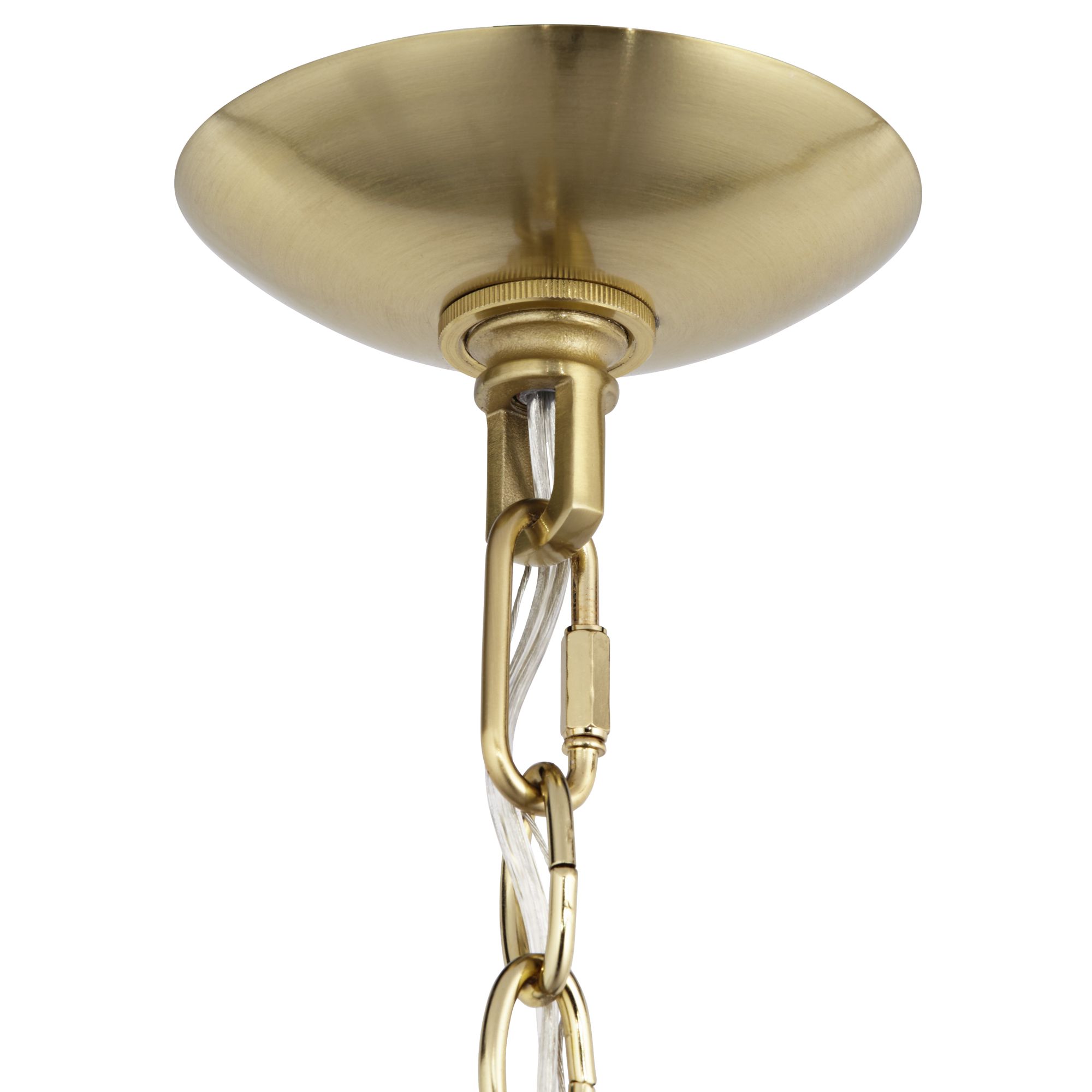 Image 6 Possini Euro DeMallo 26" Gold 6-Light Crystal Chandelier more views