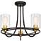 Possini Euro Demy 20" Wide 3-Light Bronze-Gold Ceiling Light