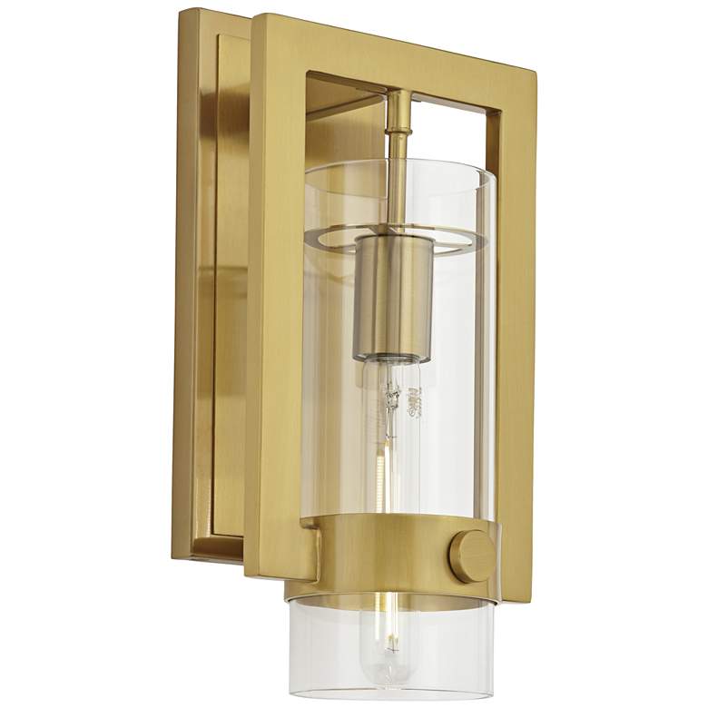 Image 2 Possini Euro Derina 14" High Gold Wall Sconce