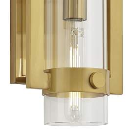 Image4 of Possini Euro Derina 14" High Gold Wall Sconce more views