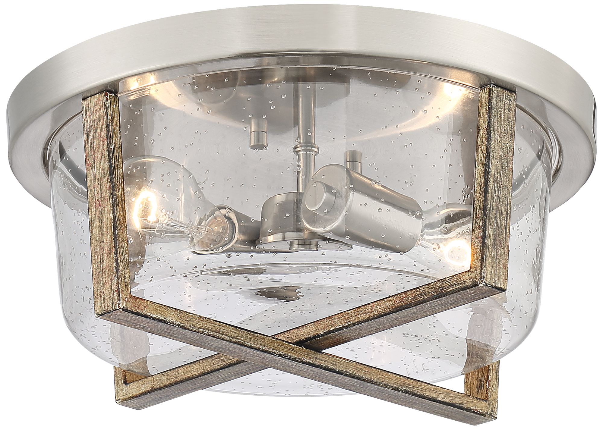 nickel flush mount