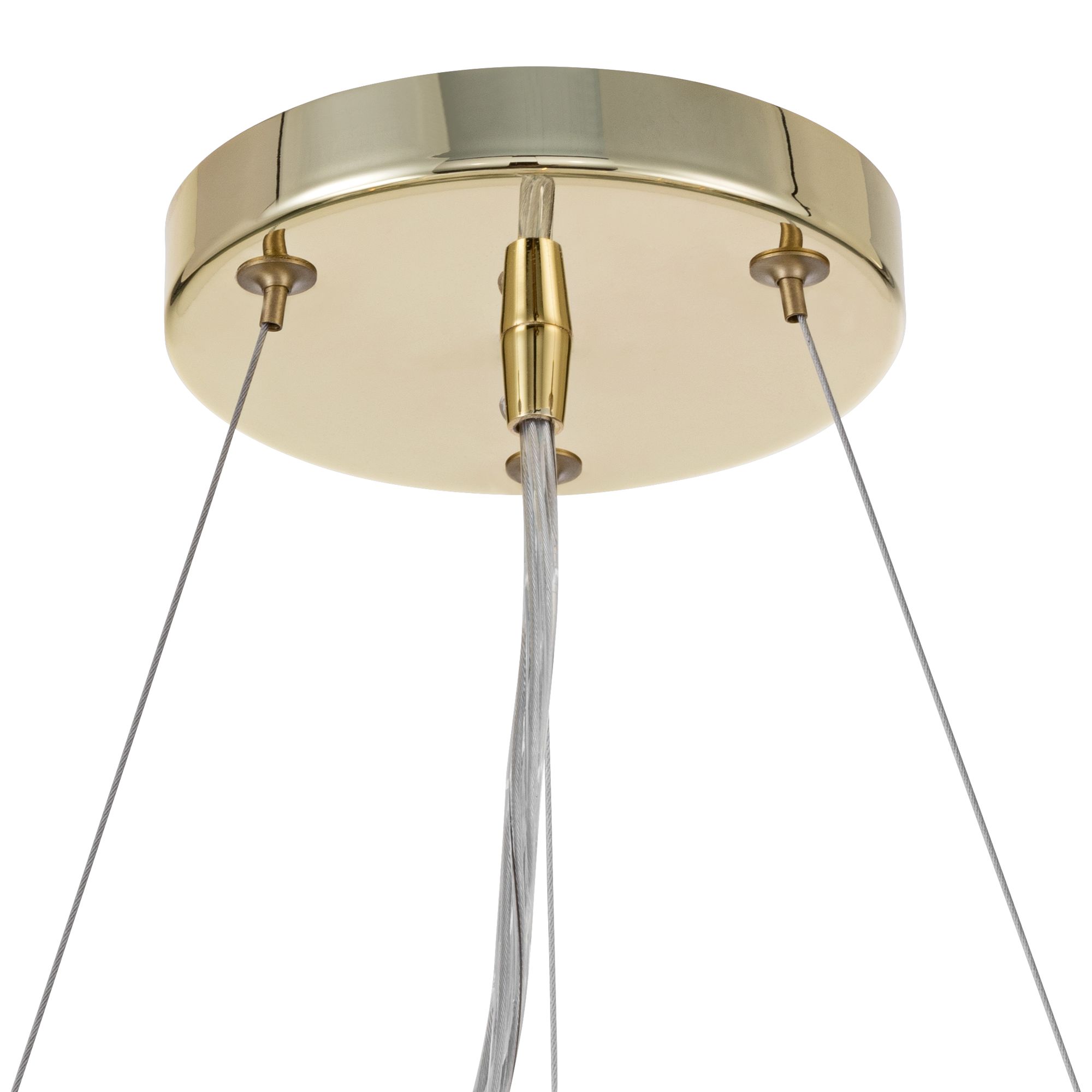 Image 6 Possini Euro Descanso 34 1/2"W Gold and Ceramic 6-Light Chandelier more views