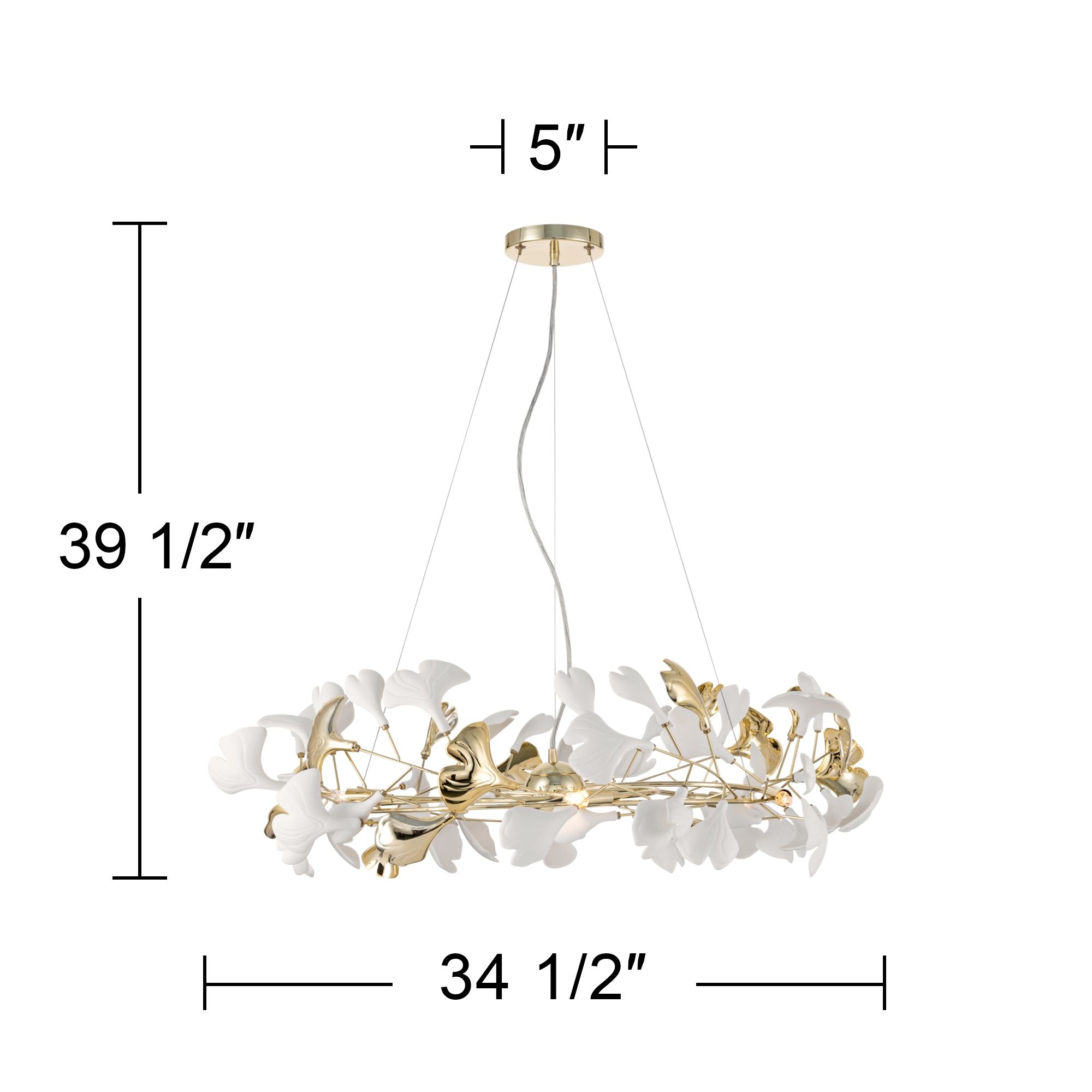 Watch A Video About the Possini Euro Descanso Gold and Ceramic 6 Light Chandelier