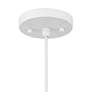 7_Possini Euro Desic 15" Wide White Geometric Pendant Light more views