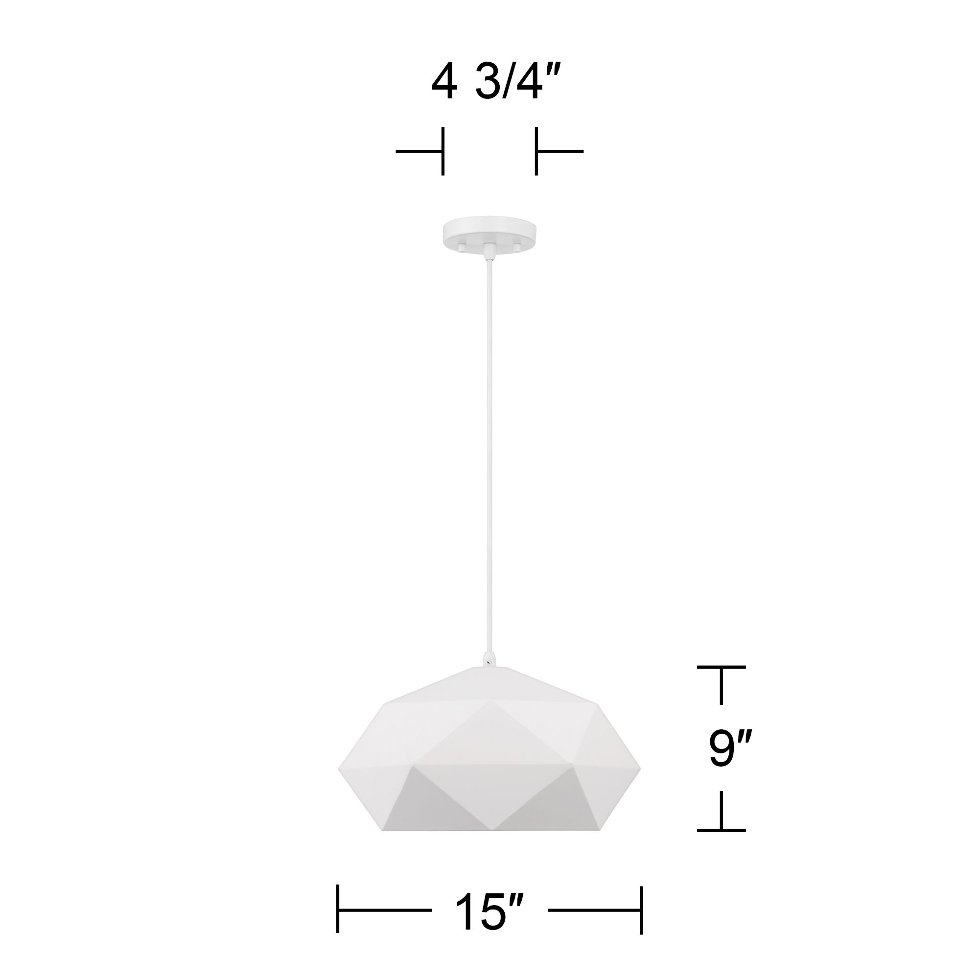 Watch A Video About the Possini Euro Desic 15 Wide White Geometric Pendant Light