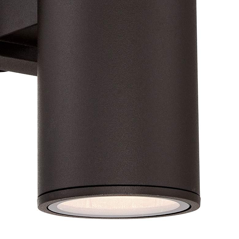 Image 3 Possini Euro Design 11 3/4" High Brown Up-Down Modern Wall Sconce more views