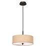 3_Possini Euro Design 16" Wide Beige Cream Drum Pendant Light