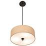 6_Possini Euro Design 16" Wide Beige Cream Drum Pendant Light more views