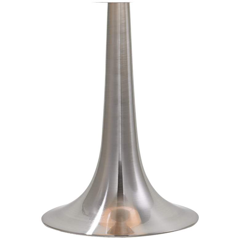 Possini Euro Design 19&quot; H Laser-Cut Chrome Accent Table Lamp more views