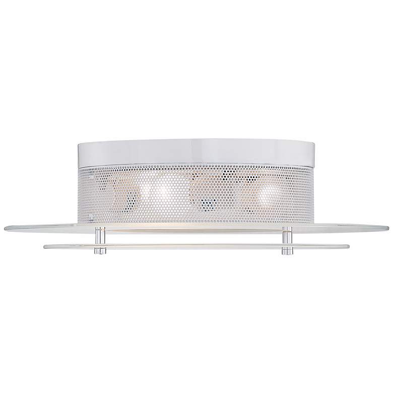 Image 5 Possini Euro Design 2-Tier Glass 15 3/4 inch Wide Ceiling Light more views