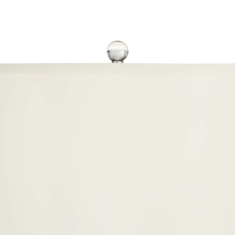 Image 3 Possini Euro Design 30" High Smoke Gray Fluted Glass Table Lamp more views