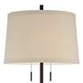 Possini Euro Design 33" High Matte Dark Bronze Stick Buffet Table Lamp in scene