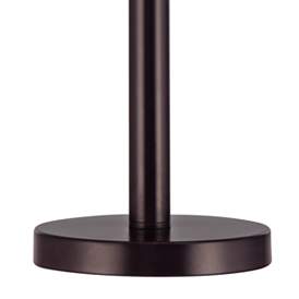 Image5 of Possini Euro Design 33" High Matte Dark Bronze Stick Buffet Table Lamp more views