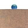 Thumbnail3 of Possini Euro Design 36" High Teal Blue Modern Ceramic Table Lamp more views