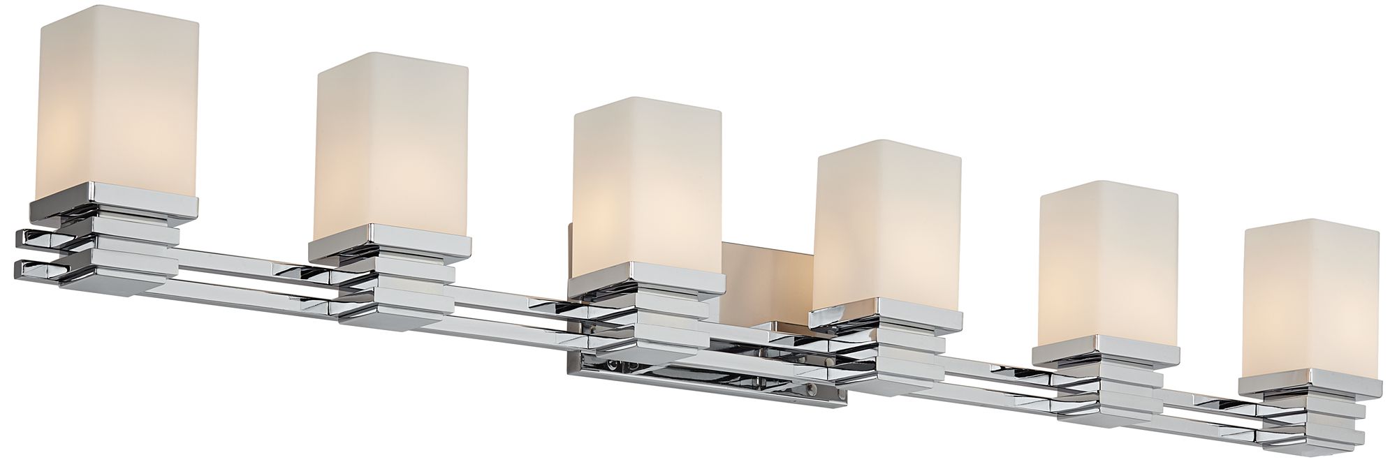 6 light deals chrome vanity light