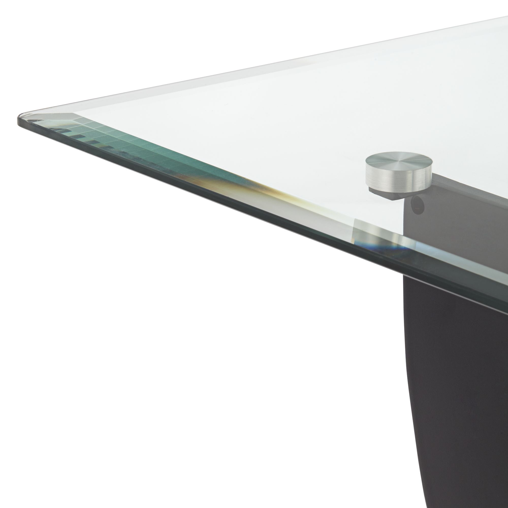Image 3 Possini Euro Design Airfoil 24"W Modern Black and Gold Glass End Table more views