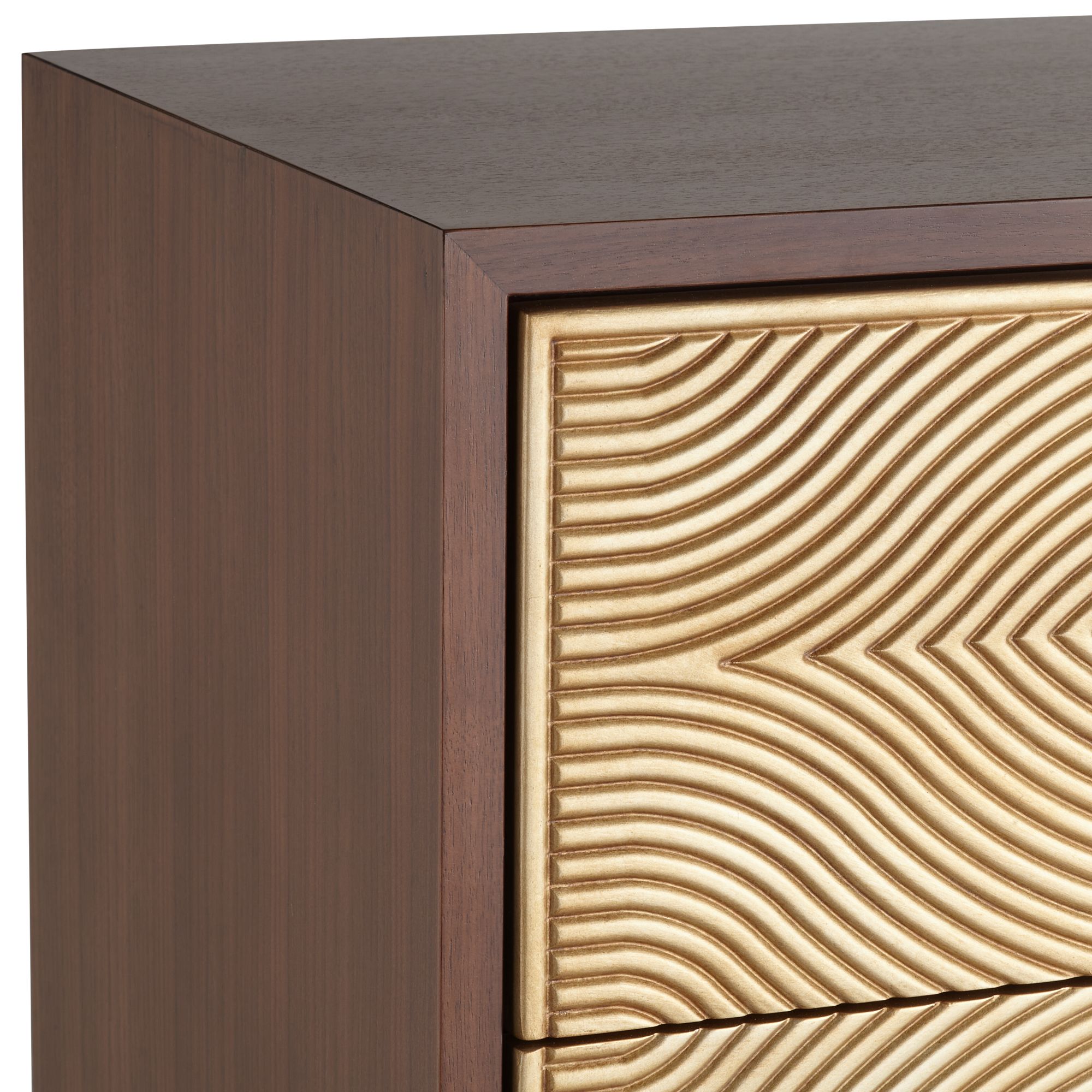 Image 6 Possini Euro Design Alban 39" Wide Modern Luxe 3-Drawer Chest more views