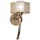 Possini Euro Design Alecia 8" Wide French Gold Wall Sconce