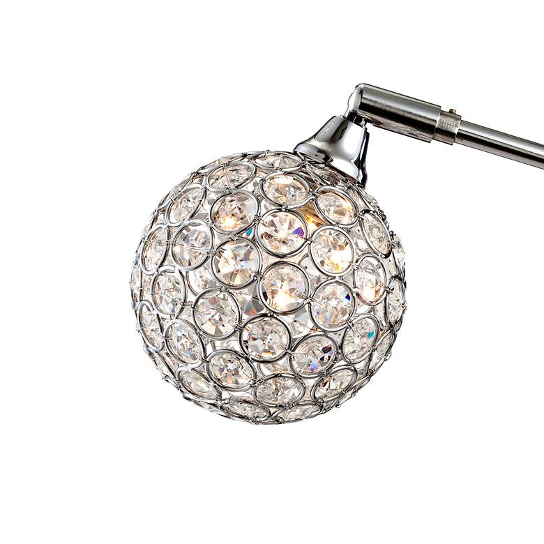 Image 4 Possini Euro Design Allegra 88 inch High Crystal Ball Arc Floor Lamp more views