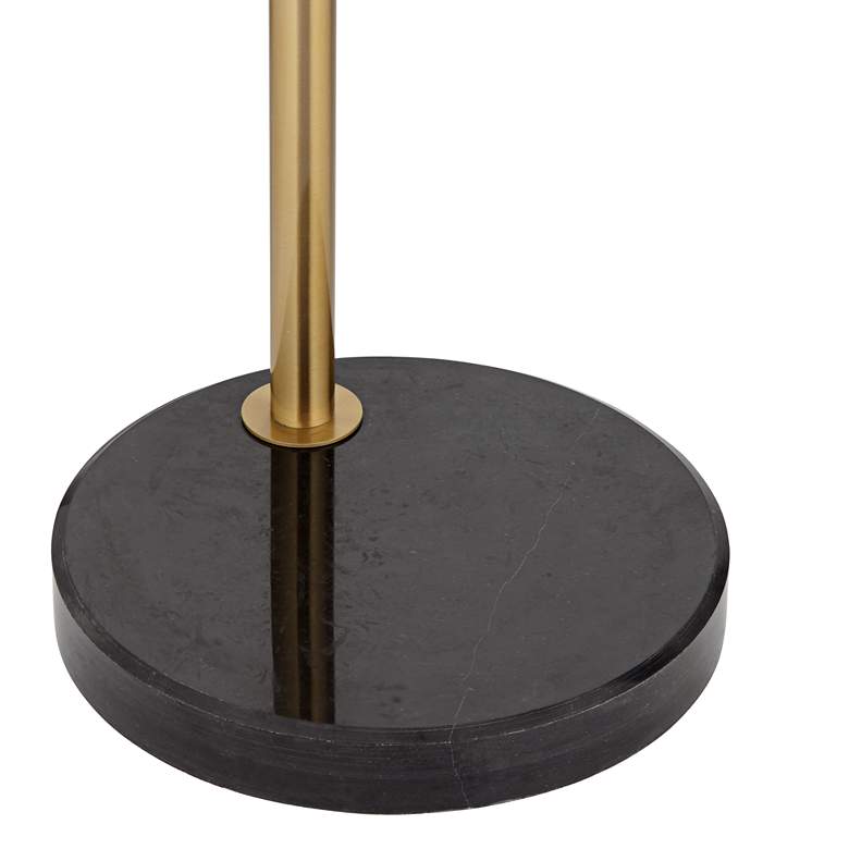 Image 5 Possini Euro Design Angles 80" High Black Finish Modern Arc Floor Lamp more views
