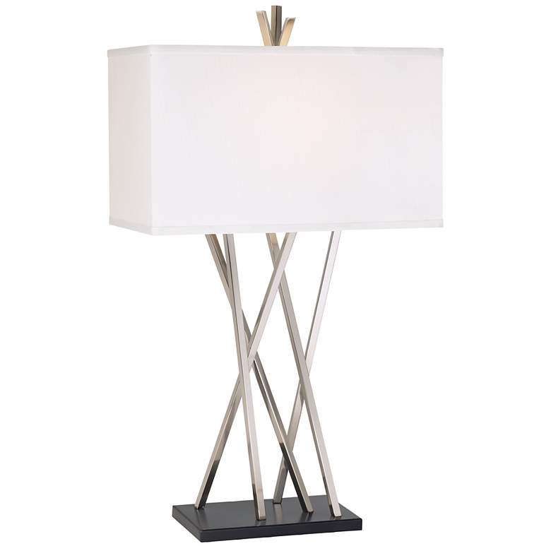 Image 3 Possini Euro Design Asymmetry 30 inch Geometric Modern Table Lamp