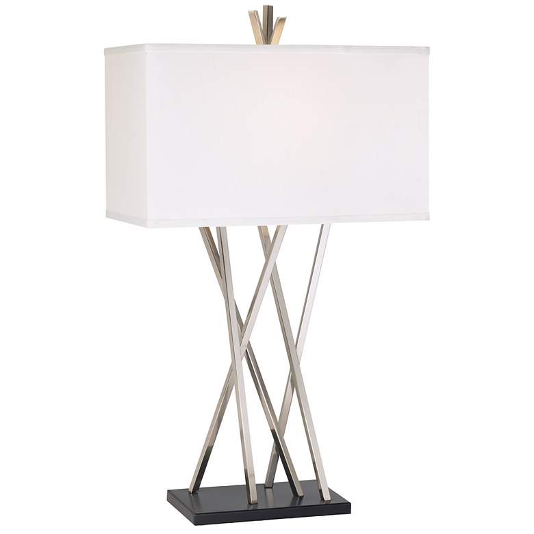 Image 3 Possini Euro Design Asymmetry 30" Geometric Modern Table Lamp