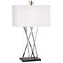 Possini Euro Design Asymmetry 30" Geometric Modern Table Lamp in scene
