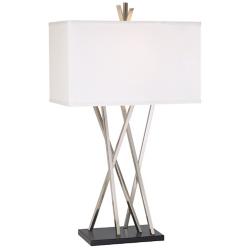Possini Euro Design Asymmetry 30&quot; Geometric Modern Table Lamp