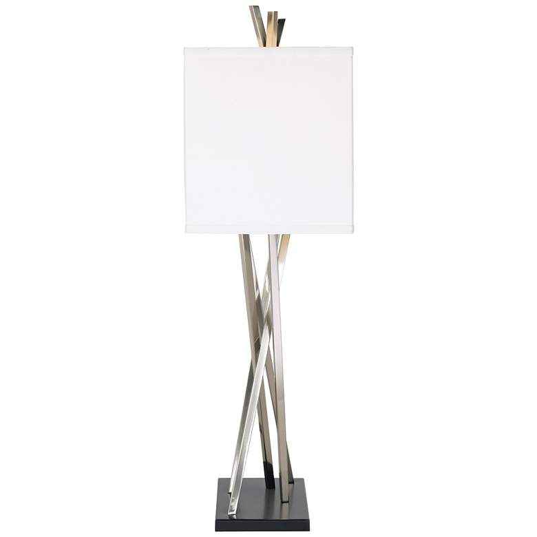 Image 7 Possini Euro Design Asymmetry 30 inch Geometric Modern Table Lamp more views