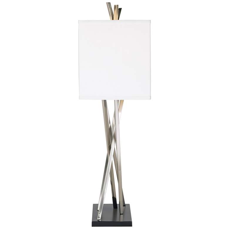Image 7 Possini Euro Design Asymmetry 30" Geometric Modern Table Lamp more views