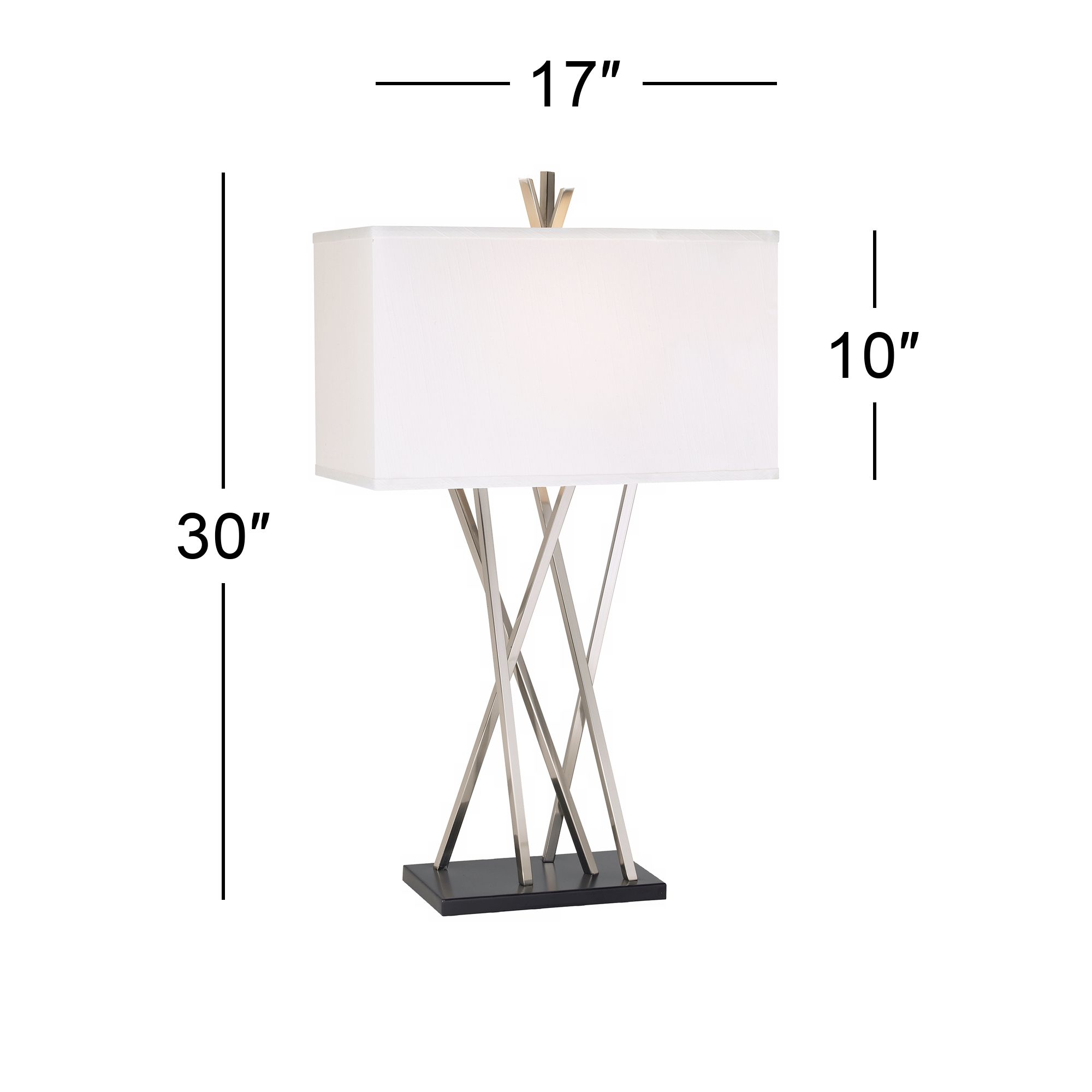 possini euro design asymmetry table lamp