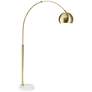 2_Possini Euro Design Basque White Marble and Gold Modern Arc Floor Lamp