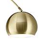 3_Possini Euro Design Basque White Marble and Gold Modern Arc Floor Lamp more views