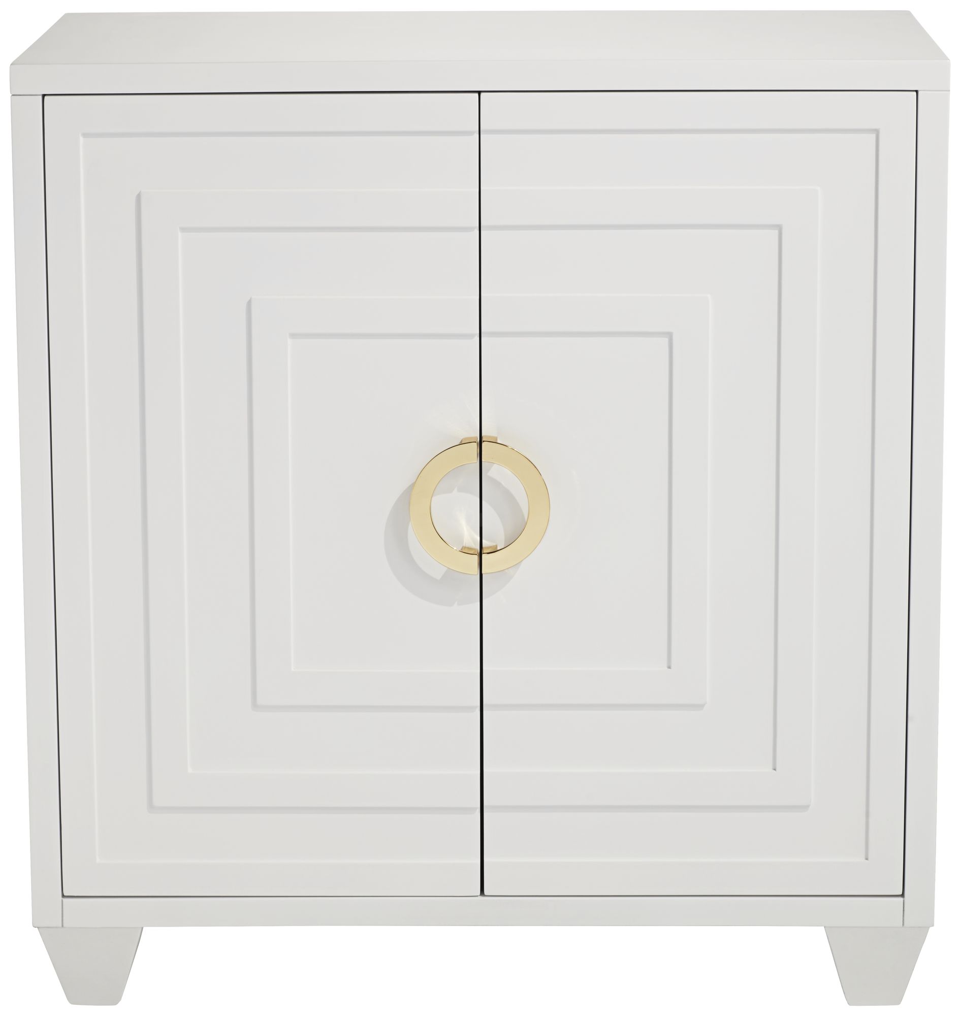 Image 7 Possini Euro Design Bertolli 30" Wide White Modern Luxe Accent Cabinet more views