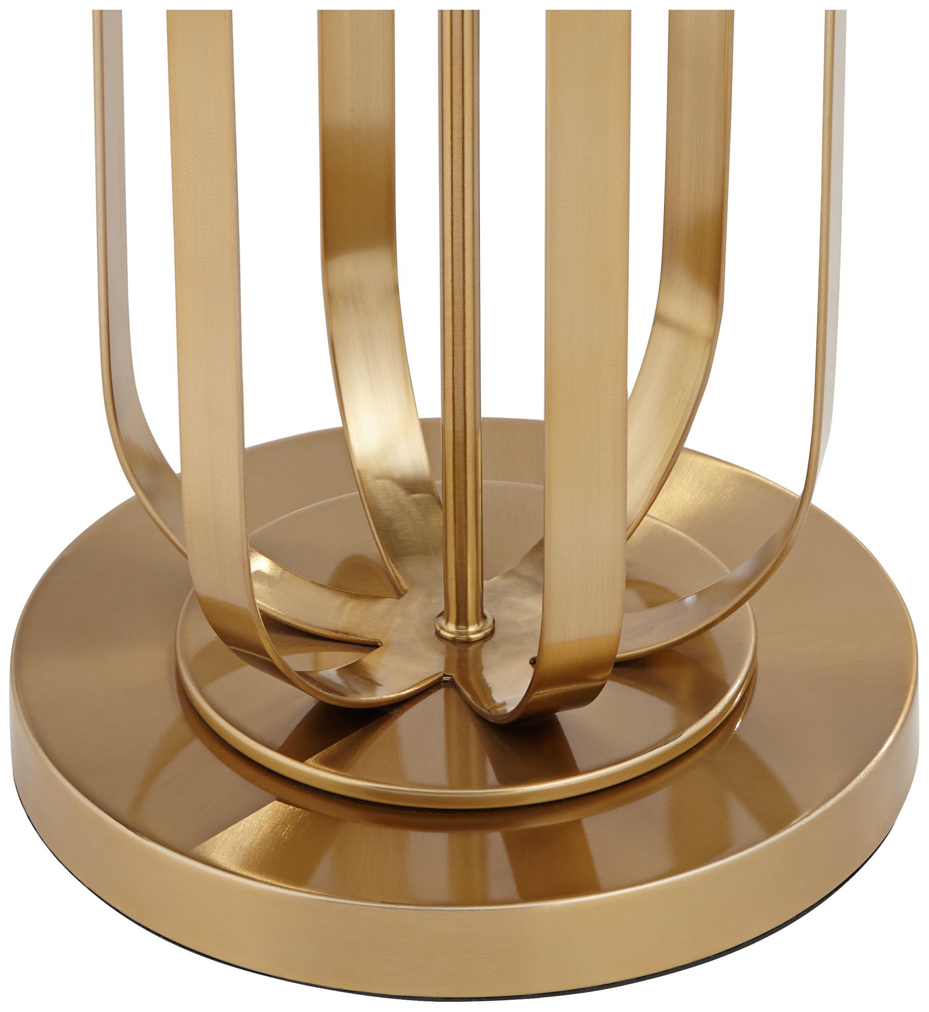 Image 3 Possini Euro Design Blaine 14"W Modern Gold Metal/Glass Accent Table more views