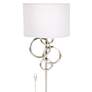 Possini Euro Design Circles Modern Plug-In Wall Sconce with Cord Cover in scene