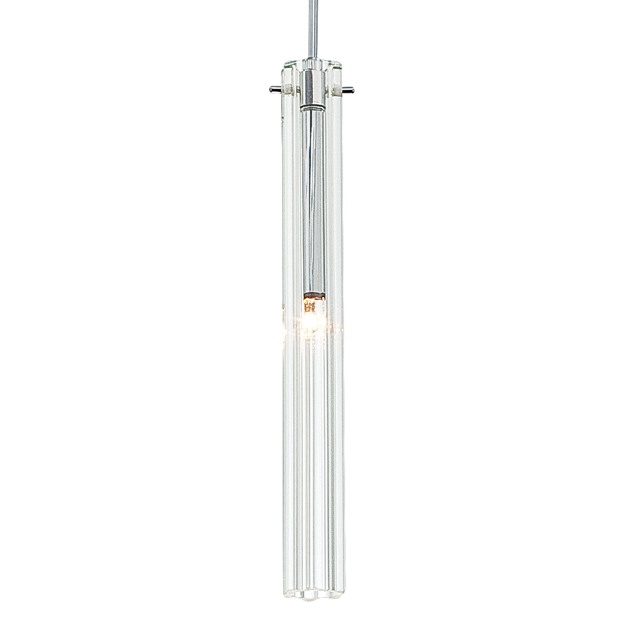 glass tube pendant light