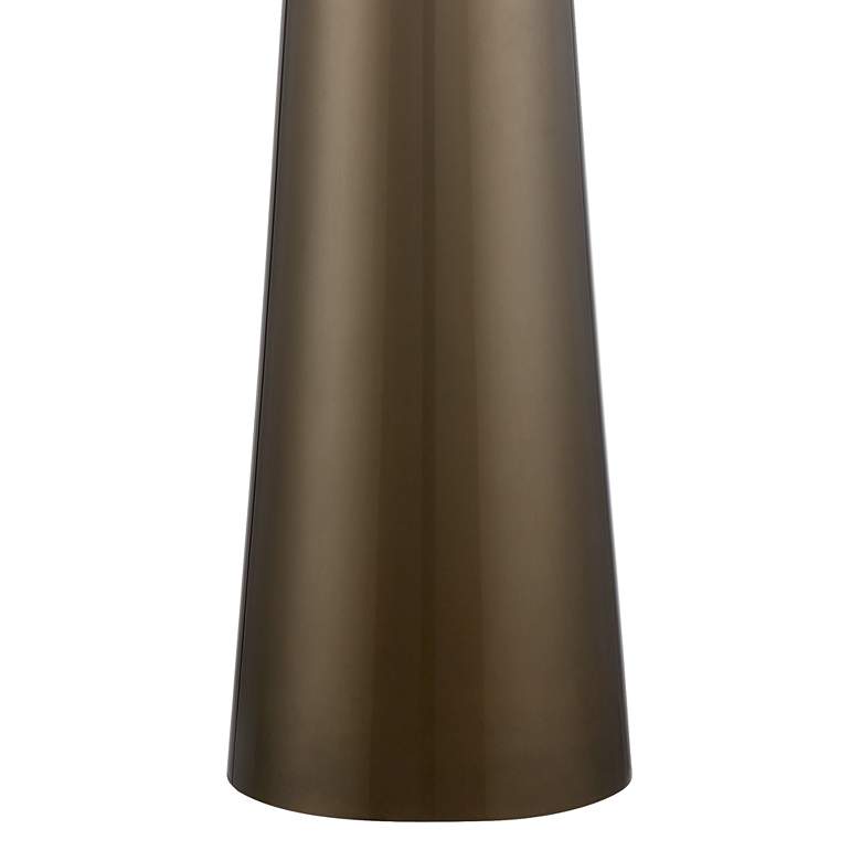Image 6 Possini Euro Design Column 36" High Dark Gold Tall Glass Table Lamp more views