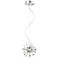 Possini Euro Design Crystal Burst Mini Pendant Light