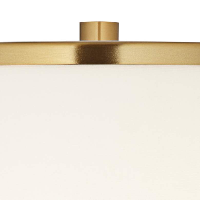 Image 3 Possini Euro Design Dane 36 inch Gold Buffet Table Lamp with Night Light more views