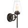 Possini Euro Design Declan 15" High Bronze Wall Sconce