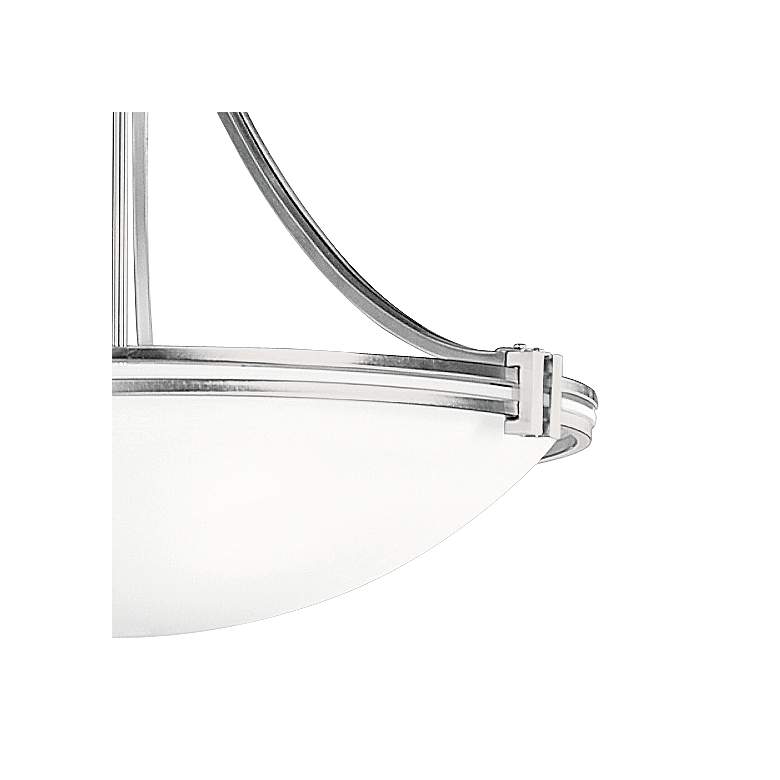 Image 4 Possini Euro Design Deco Nickel 24 1/4" Wide Pendant Light more views
